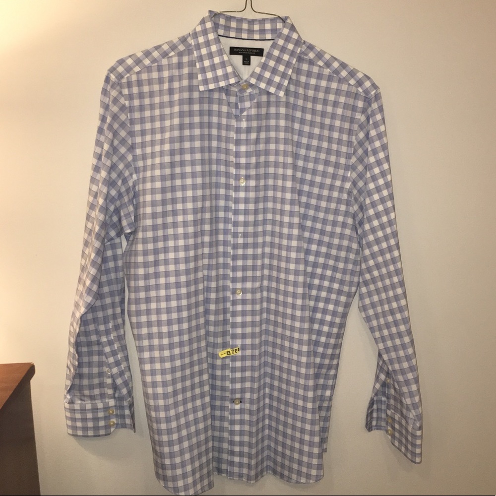 BANANA REPUBLIC Men's Non-Iron Slim Fit Shirt